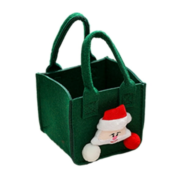 Clearance Under $5 christmas decor shop, Hwkond Christmas Style Candy Bags, Washable Reusable Tote Bags, Christmas Wrapping Bags For Christmas Party Supplies, Gift Bags christmas decorations indoor