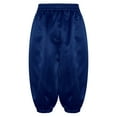 thumbnail image 4 of Yhong Childrens Medieval Capri Pants Solid Color Trousers Stage Performance Outfits Navy Blue 6, 4 of 5