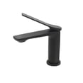 thumbnail image 1 of Grifo Monomando De Baño Para Lavabo Ovalin Rubinett Negro Mate De Lujo, 1 of 3