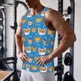thumbnail image 5 of KLL Corgi Dog Face Print Men's Muscle Gym Workout Stringer Tank Tops Bodybuilding Fitness T-Shirts Tank Tops Men-XX-Large, 5 of 7