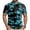 Blue, variant on Mens Cycling Jersey Cycling Shirt Short Sleeve Bike Riding Shirt, All-Terrain Camouflage Sportswear with 3 Rear Pockets, Breathable Quick Dry Top for Biking, Stand Collar Training Shirt