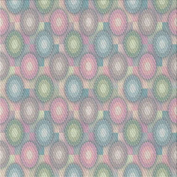 Ahgly Company Indoor Square Patterned Granite Gray Abstract Area Rugs, 4' Square