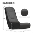 thumbnail image 7 of GTRACING Faux Leather Floor Rocker Video Gaming Chair, Black, 7 of 7
