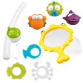 thumbnail image 3 of Baby Fishing Toy Bathing Floating Soft Rubber Water Tub Squirts Spoon-Net 8pcs, 3 of 6