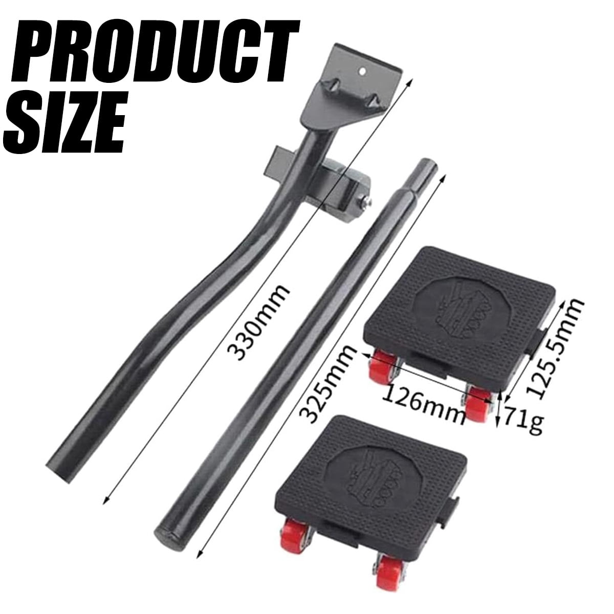 Heavy Duty Furniture Lifter, 360° Rotation Wheels for Smooth Maneuvering, Designed for Moving Heavy Furniture, Cabinets, and Appliances Effortlessly in Any Living Environment