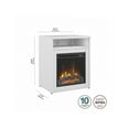 thumbnail image 5 of Bush Business Furniture Studio C Floor Standing Electric Indoor Fireplace with Shelf 24"W White, 5 of 8