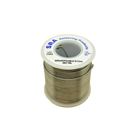 

Acid Flux Core Low Melt Solder 50/32/18 .062-Inch 1-Pound Spool