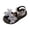 Black, variant on LYHaoo Girls Sandals Girls Sandals For Everyday Wear Lightweight Breathable Casual School Outdoor Summer Spring Footwear For Kids Age 4 12 Sizes 10 Little Kid(4-4.5 Years)
