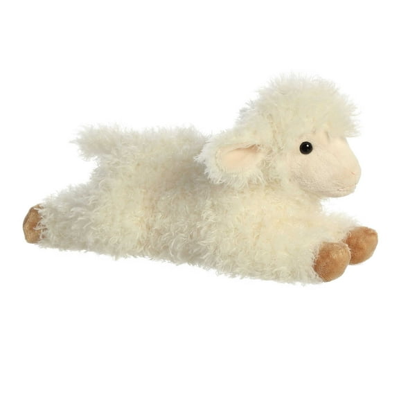 Aurora - Medium White Flopsie - 12.5" Luna Lamb - Adorable Stuffed Animal