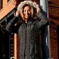 thumbnail image 6 of Free Country Women's Full Length Splendor Down Jacket Black XL, 6 of 6