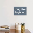 thumbnail image 3 of Long Live Boyhood Toddler Boy Play Room Decor for Kids Wall Art Print Canvas Painting Home Boys Girls Bedroom Baby Nursery Gifts Framed 12 * 18 inch, 3 of 5