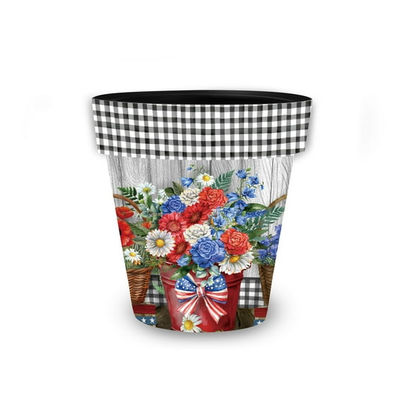 Briarwood Lane Red White and Beautiful Small Planter