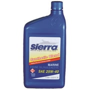 Sierra International 18-9440-8 25W40 Synthetic Blend 4-Stroke Outboard Oil, 12 Per Case