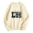 thumbnail image 3 of MesaSe Sweat-Shirt Mode pour Femmes Sweat-Shirt Col Rond Pull Imprimé Lettre Hoodie, 3 of 3
