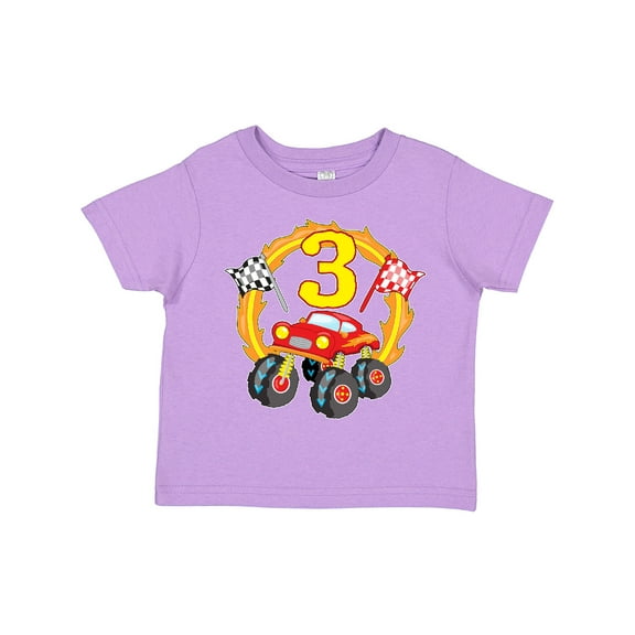 Inktastic Monster Truck 3rd Birthday Boys or Girls Toddler T-Shirt