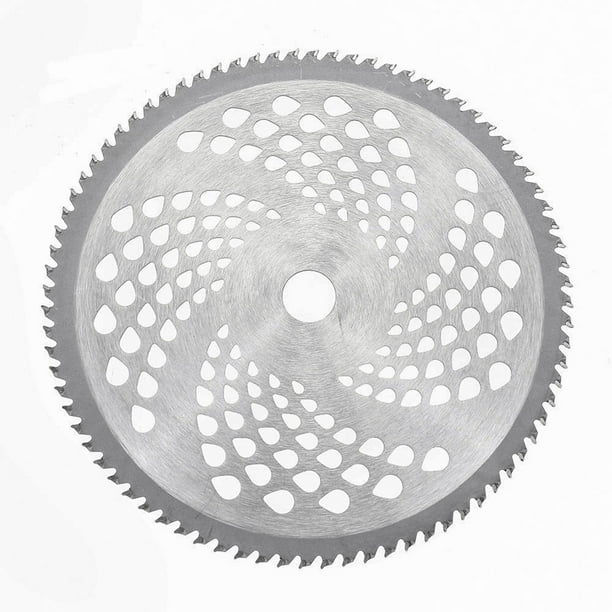 Cuchilla de Carburo JShteea para Cortacésped Cortadora de Césped Cabezal Desbrozadora 80T