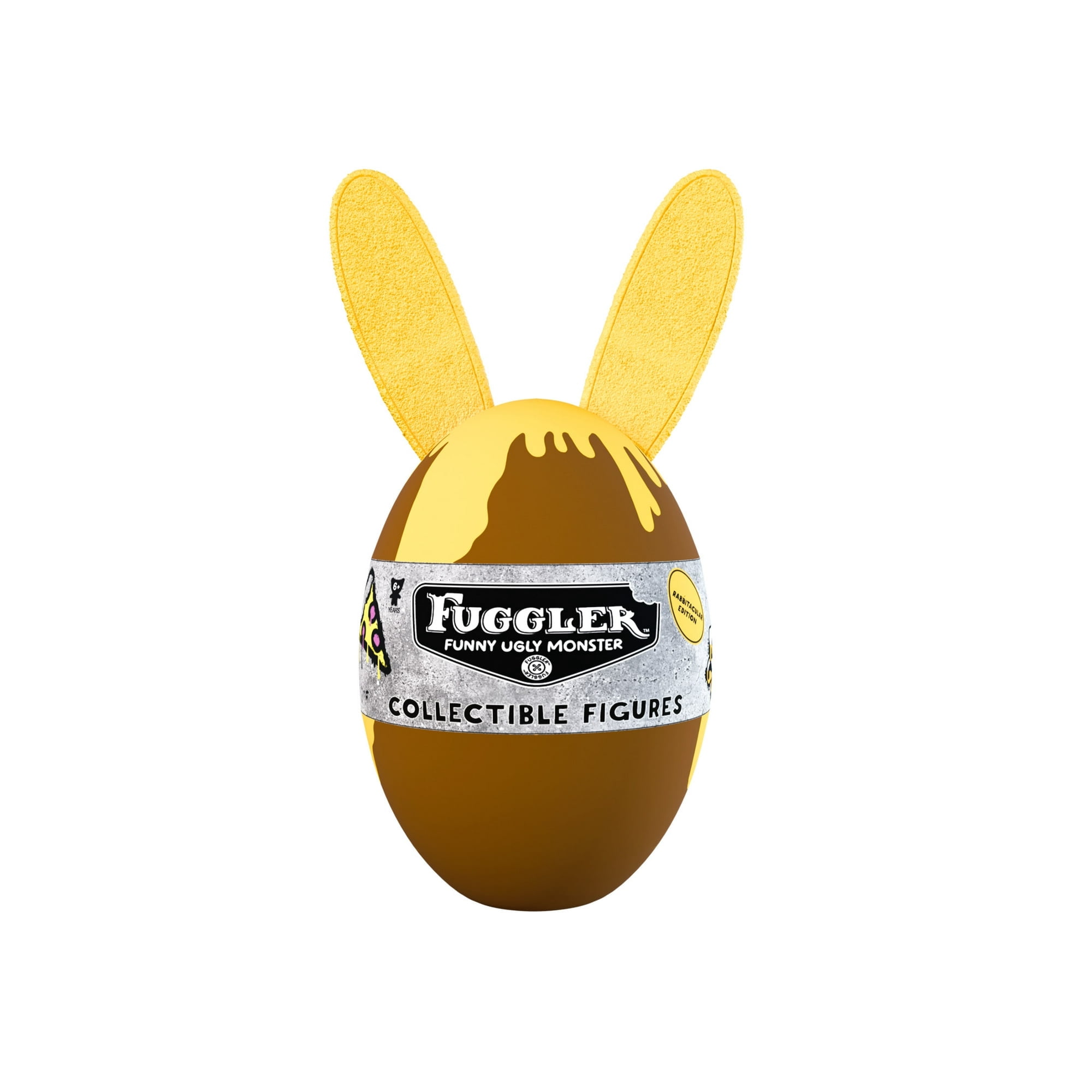 Fuggler Rabbits in Eggs Vinyl Figures, Easter Egg Hunt Gift Pack, 2-Count Plastic Collectibles