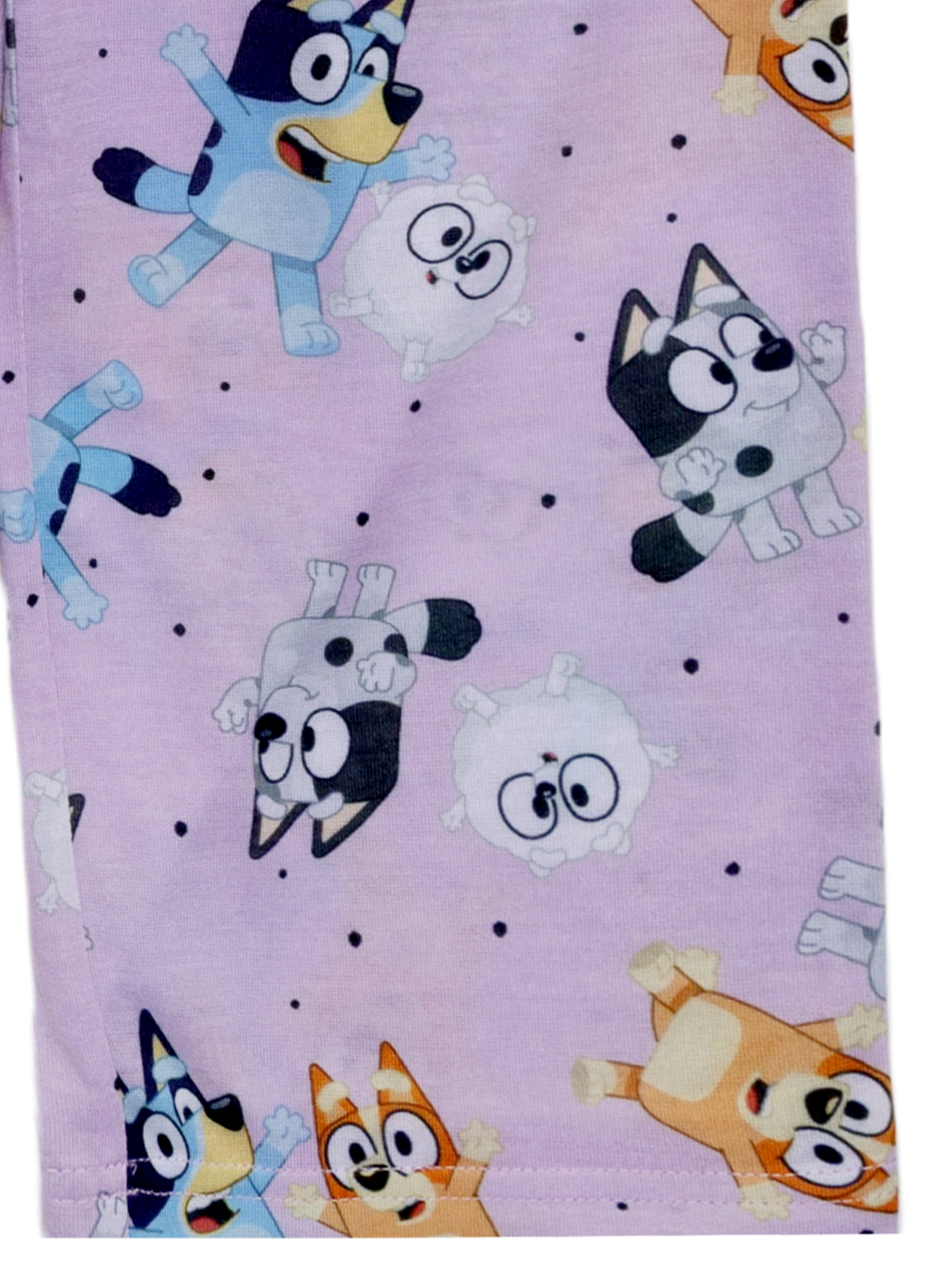 Bluey Girls 2-Piece Jersey Short Sleeve Top and Pant, Sizes 4-12
