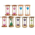 thumbnail image 2 of Reloj de arena Sabliers para juegos, cocina y ejercicio: 8 min, 6 min y 12 min. Rosa 8min, 2 of 9