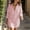 #0026-Wine, variant on TaTaai Womens Dress Long Sleeve Lapel Striped Mini Shirt Dress with Pockets Side Slit Casual Loose for Summer