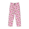 thumbnail image 6 of Uemuo Cute Flamingo Pattern Men's Wide Leg Palazzo Lounge Pants with Pockets Light Weight Loose Comfy Casual Pajama Pants-Medium, 6 of 9