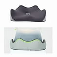 thumbnail image 4 of Memory Foam Sit Bone Relief Seat Cushion for Butt Lower Back Hamstrings Hips Ischial Tuberosity Reduce Fatigue, 4 of 8