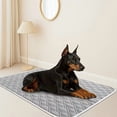 thumbnail image 4 of Pet Cooling Mat for Dogs and Cats, Semi-Gloss Polyester Diamond Quilted Cooling Mat for Dogs for Summer Heat Relief, Breathable Sleeping Mat Dog Bed (Gray), 4 of 9