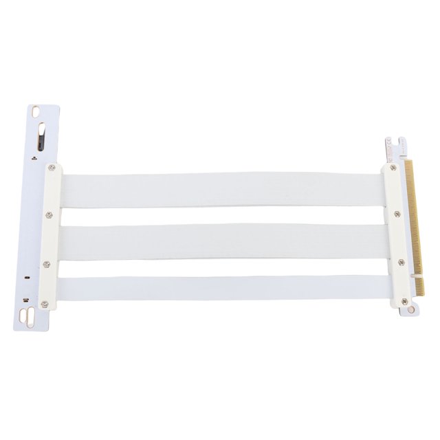 Câble d'Extension pour Carte Graphique, Riser PCIE 4.0 X16 128Gbps Compatible avec RTX4090 Ti 8900 XT GPUs, avec Fentes Blindées pour Installations Verticales