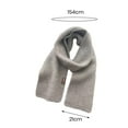 thumbnail image 6 of Skymirror Unisex Fall Winter Scarf Knitted Thickened Solid Color Warm Soft Cozy Wide And Long Neck Washable Women Men Shaw, 6 of 8