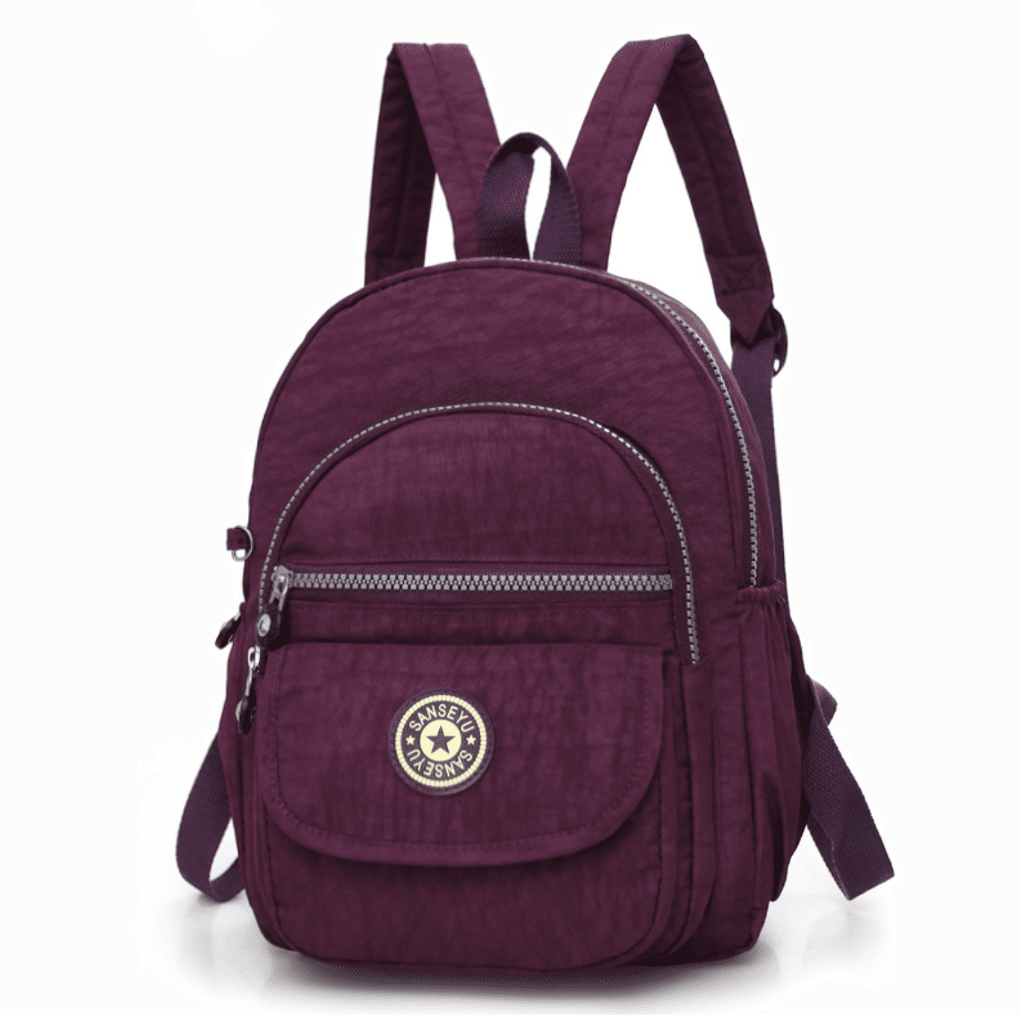 Waterproof Mini Backpack Women Purse Nylon Shoulder Rucksack Small Travel Bag US