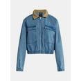 thumbnail image 5 of Netflix Stranger Things Cotton Denim Jacket from No Boundaries, Women’s and Women’s Plus, 5 of 6