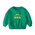 thumbnail image 4 of COM1950s Chandails en Molleton pour Filles, Garçons et Filles Imprimé Jour de la Saint-Patrick Col Rond Manches Longues Chandail en Molleton, 4 of 8