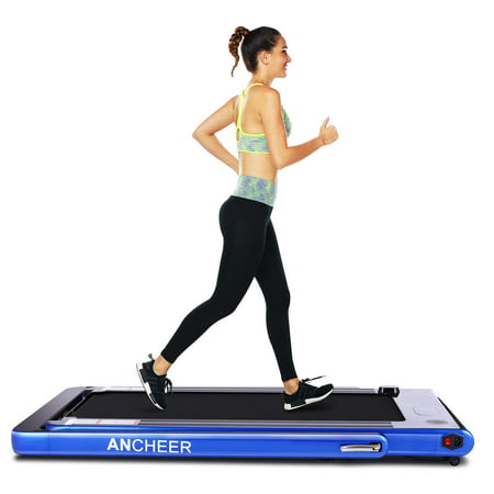 ANCHEER 2 in 1 Folding Treadmill with Bluetooth Audio Speakers for Home Gym Cardio Exercise
