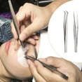 thumbnail image 4 of OULII Outil Applicateur de Faux Cils en Acier Inoxydable pour Performance de Scène 1Pcs, 4 of 5