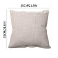 thumbnail image 3 of Throw Pillow Covers 22x22 Inch, Rustic Linen Red Decorative Square Pillowcases, Farmhouse Holiday Cushion Covers for Couch Sofa Living Room Bedroom Outdoor Home Decor, 3 of 6