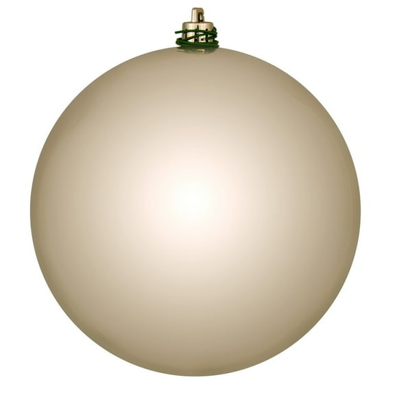 Vickerman 2.75" Oat Shiny Ball Ornament, 12 per Bag