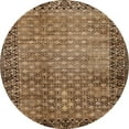 thumbnail image 1 of Ahgly Company Indoor Round Abstract Sangria Brown Southwestern Area Rugs, 5' Round, 1 of 6