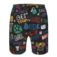 thumbnail image 4 of Kll Basketball Men'S Casual Summer Beach Shorts Hawaiian Shorts With Pockets-3x-Large, 4 of 9
