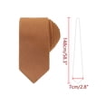 thumbnail image 2 of INSPIRE CHIC Conjunto de Pañuelo de Bolsillo para Hombre Corbata Sólida Colorido Conjunto de Corbatas de Lazo Preatadas para Fiesta de Invierno Naranja Rojo, 2 of 6