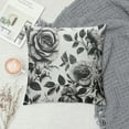 thumbnail image 2 of Nawypu Blue and White Porcelain Floral Throw Pillow Covers  , Vintage Chinoiserie Blue Floral Decorative Couch Pillowcases Cushion Covers for Living Room Bedroom Sofa Outdoor,, 2 of 5