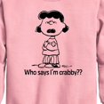 thumbnail image 2 of Peanuts - Who Says Im Crabby Lucy - Toddler & Youth Crewneck Fleece Sweatshirt, 2 of 5