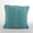 Turquoise, variant on Saro Lifestyle Cable Knit Design Throw Pillow Grass