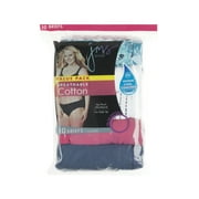Hanes Womens Underwear, Cotton Brief Panties, Plus Size Underwear for Women, 10-Pack