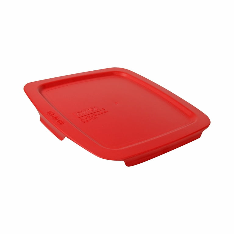 Pyrex C-222-PC 2-Qt Red Replacement Lid for Easy Grab Glass