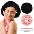 thumbnail image 4 of Shisuyan 4pcs Satin Sleep Caps Adjustable Satin Bonnet Hair Bonnet for Sleeping Cooking Shower, 4 of 9