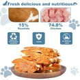 thumbnail image 2 of Pawant Chicken Jerky with Twist Rawhide Sticks for Dogs Chews Treats 1lb/454g, 2 of 9