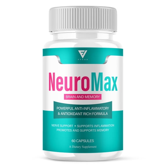 NeuroMax Brain and Memory Support Supplement Neuro Max Capsules, NeuroMax Brain and Memory Multivitamin (60 Capsules)