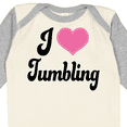 thumbnail image 4 of Inktastic I Love Tumbling Girls Long Sleeve Baby Bodysuit, 4 of 5