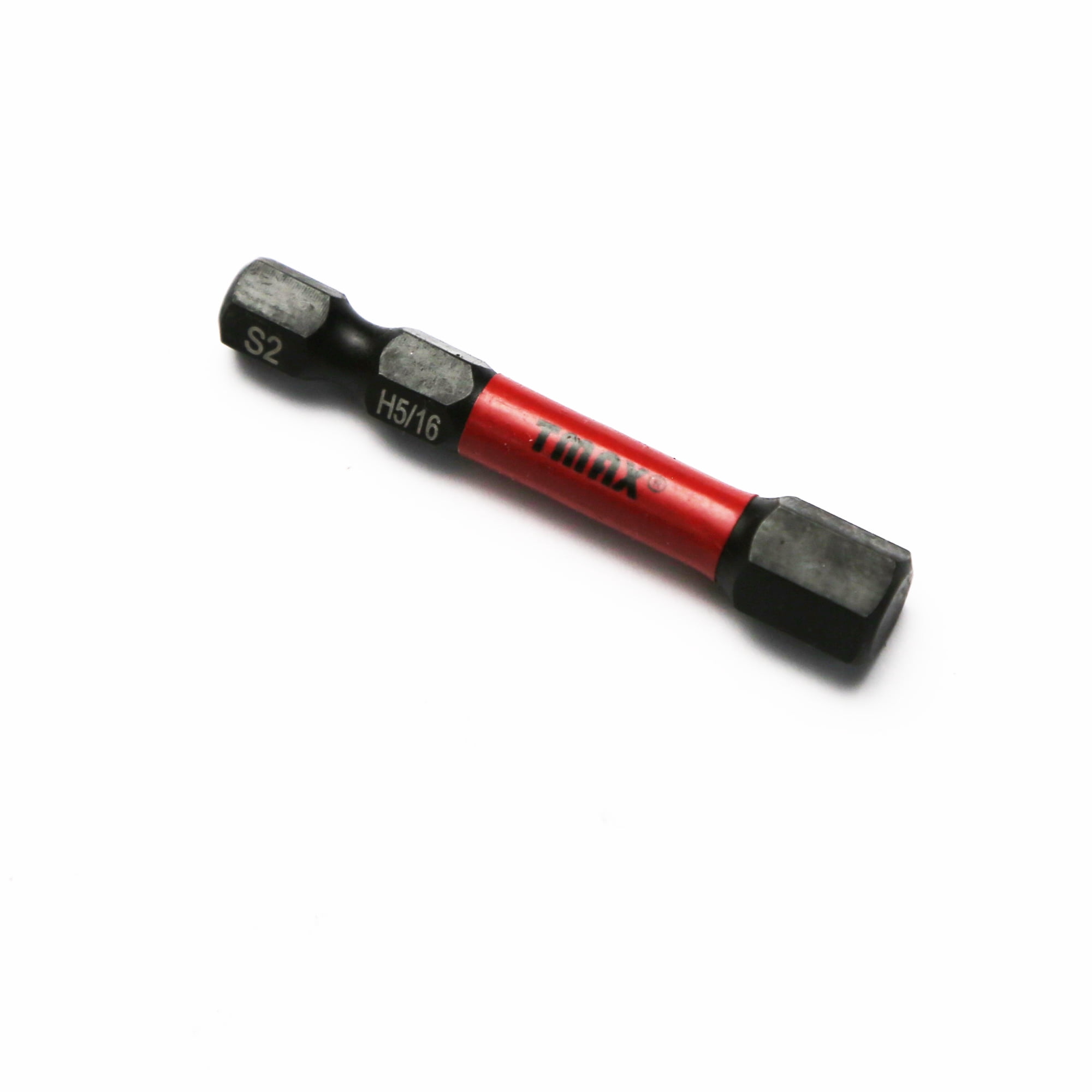 TMAX 25 pc H5/16 H-5/16 Inch Hex Head Allen Wrench Black High Torque Impact Screwdriver Insert Bits Set S2 Steel Torsion Resistant, 2 Inch Long, 1/4 Inch Hex Shank with Quick Release Slot