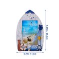 thumbnail image 4 of MasteelfCA Desktop Photo Frame Wooden Picture Frames Mediterranean Picture Frame Beach Picture Frame, 4 of 7